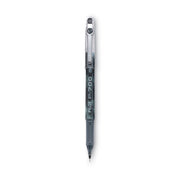 Pilot Precise P-700 Precision Point Fine Capped Gel Rolling Ball Pens - 0.7 mm Fine Pen Point - Black Ink - Gel-based - Black Barrel - 1 Dozen