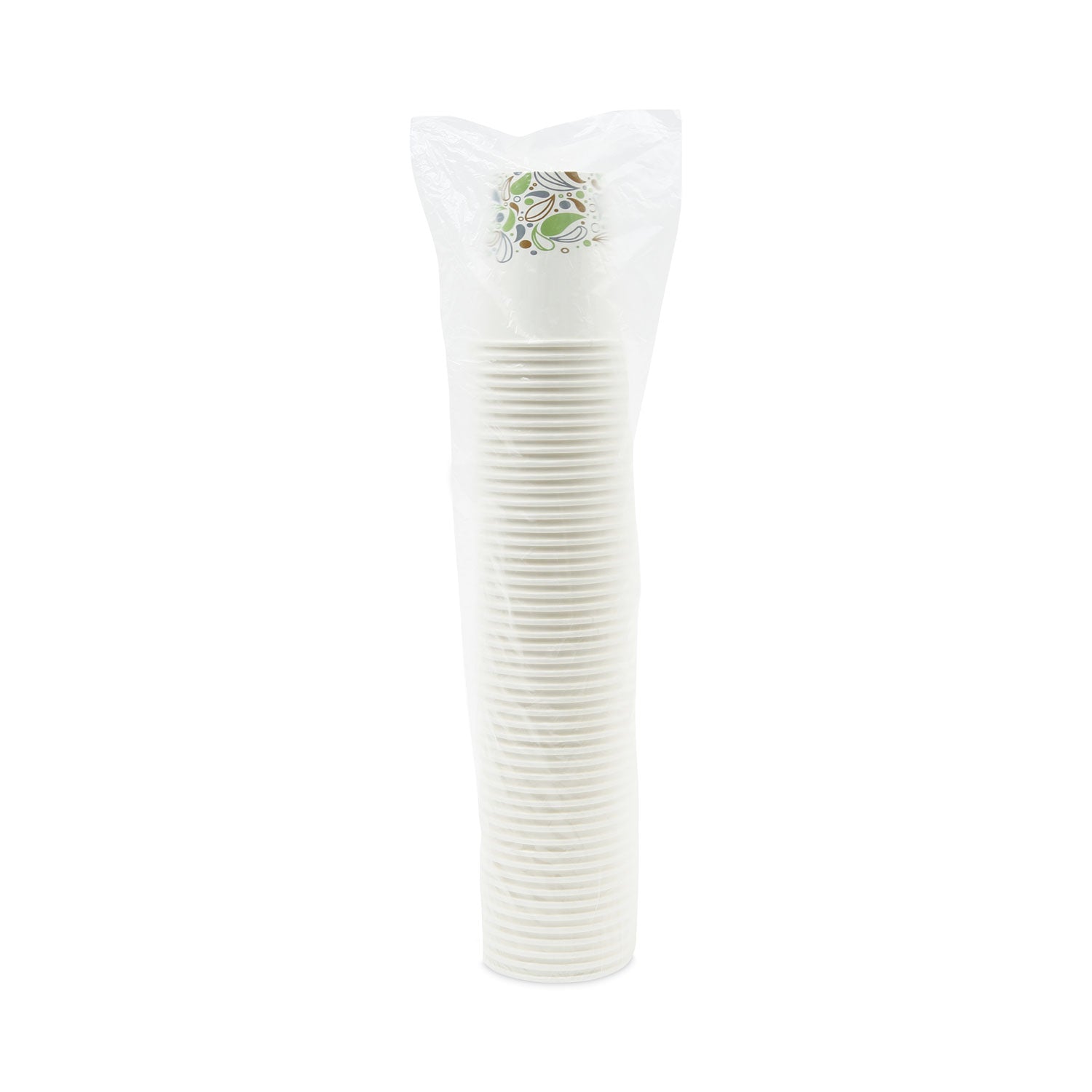 Deerfield Printed Paper Hot Cups, 10 oz, 50/Sleeve, 20 Sleeves/Carton