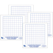 Mini Dry Erase Boards, 1 cm Grid - Pack of 10