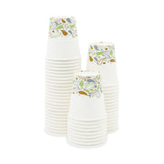 Deerfield Printed Paper Hot Cups, 10 oz, 50/Sleeve, 20 Sleeves/Carton