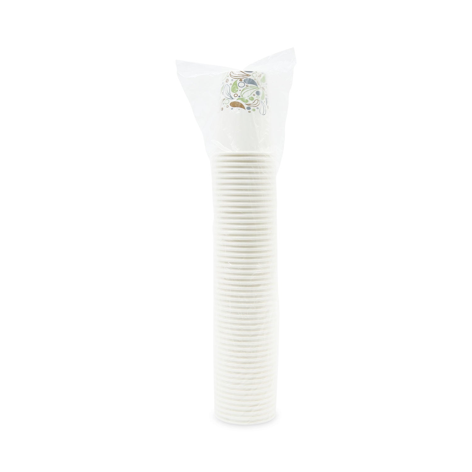 Deerfield Printed Paper Hot Cups, 12 oz, 50/Sleeve, 20 Sleeves/Carton