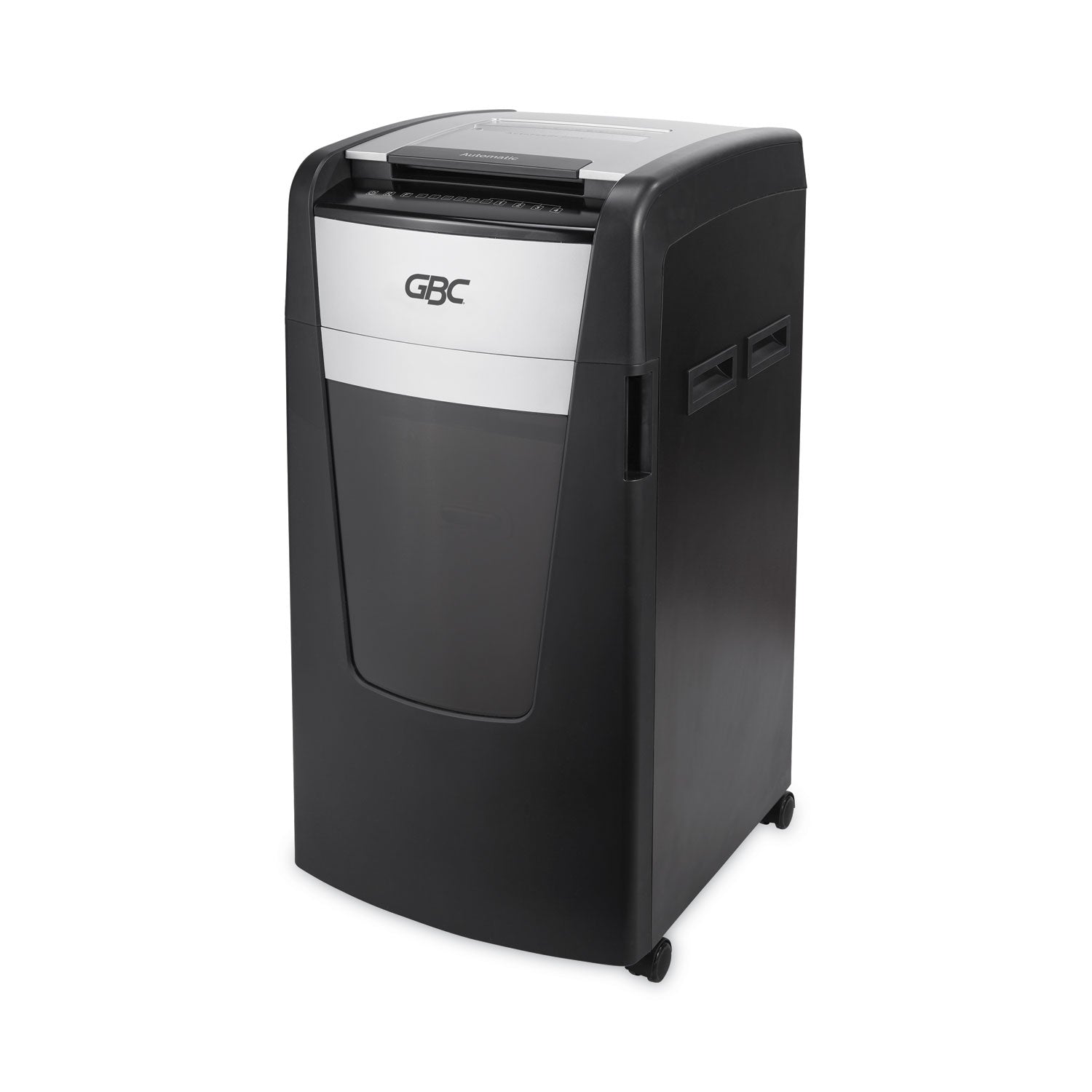 Continuous Shredder - Super Cross Cut - 15 Per Pass - for shredding Credit Card, Paper Clip, Staples, Paper - P-4 - 4 Hour Run Time - 29 gal Wastebin Capacity - Black