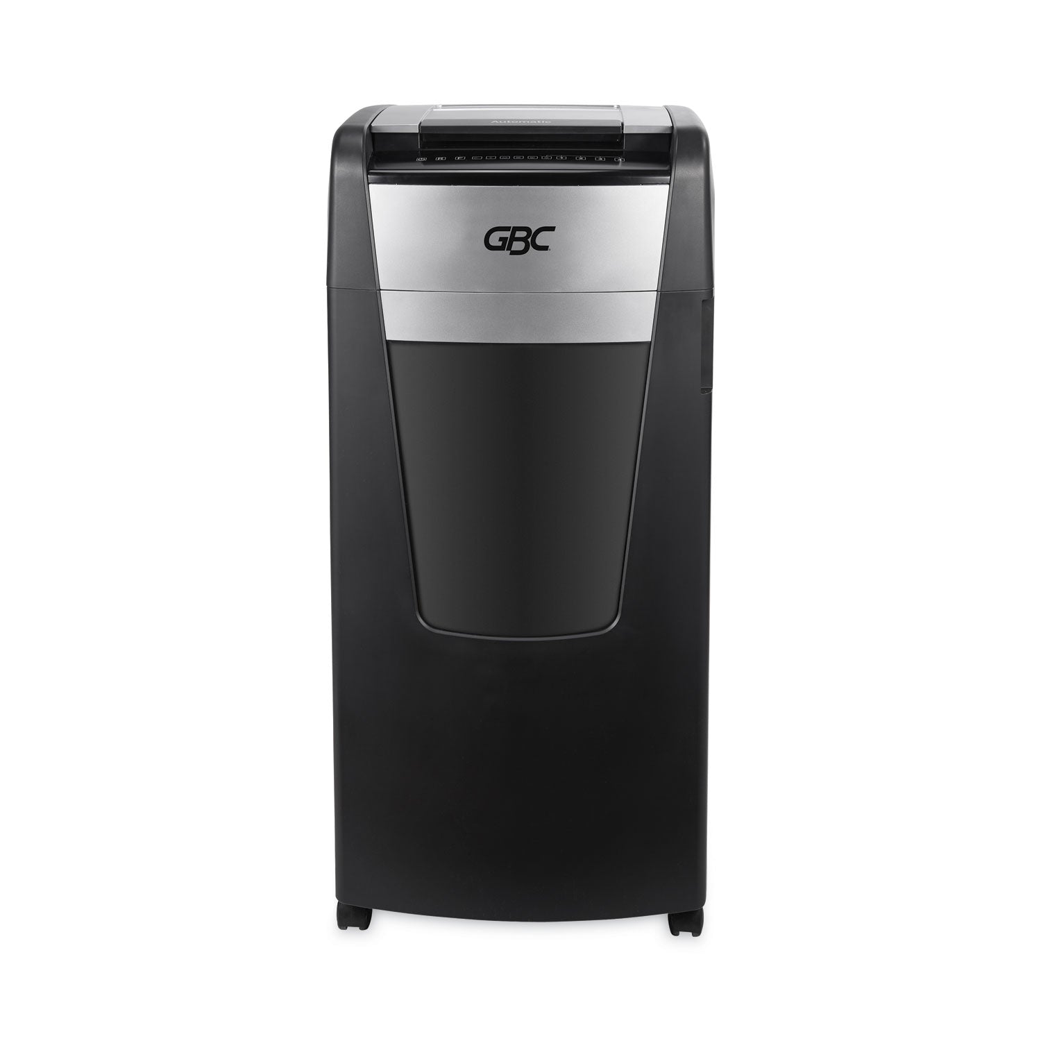 Continuous Shredder - Micro Cut - 15 Per Pass - for shredding Credit Card, Paper Clip, Staples, Paper - P-5 - 4 Hour Run Time - 37 gal Wastebin Capacity - Black