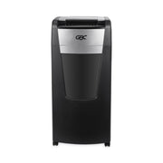Continuous Shredder - Micro Cut - 15 Per Pass - for shredding Credit Card, Paper Clip, Staples, Paper - P-5 - 4 Hour Run Time - 37 gal Wastebin Capacity - Black