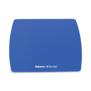 Fellowes Microban Ultra-Thin Mouse Pad - 7" Height x 9" Width x 0.06" Depth - Blue - 1 Each