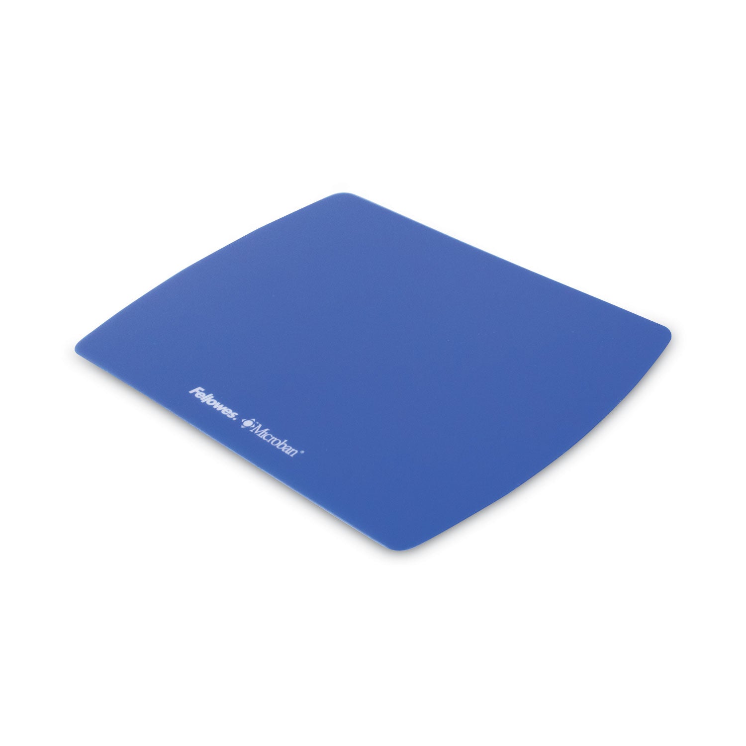 Fellowes Microban Ultra-Thin Mouse Pad - 7" Height x 9" Width x 0.06" Depth - Blue - 1 Each