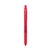 Pentel EnerGel-X Rollerball Pen - 0.7 mm Medium Pen Point - Refillable - Retractable - Red Ink - Gel-based - Red Barrel - Metal Tip - 1 Dozen