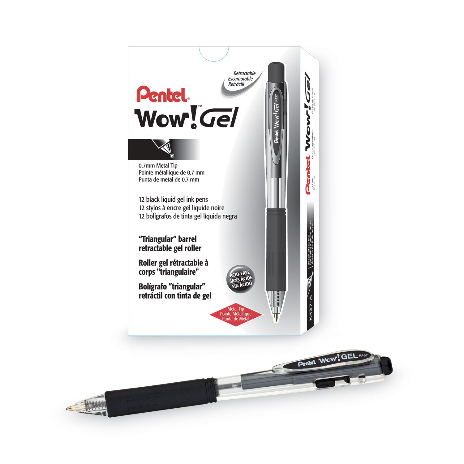 WOW!™ Gel Pen, Black