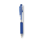 Pentel Wow! Gel Pens - 0.7 mm Medium Pen Point - Retractable - Blue Ink - Gel-based - Clear Barrel - 1 Dozen