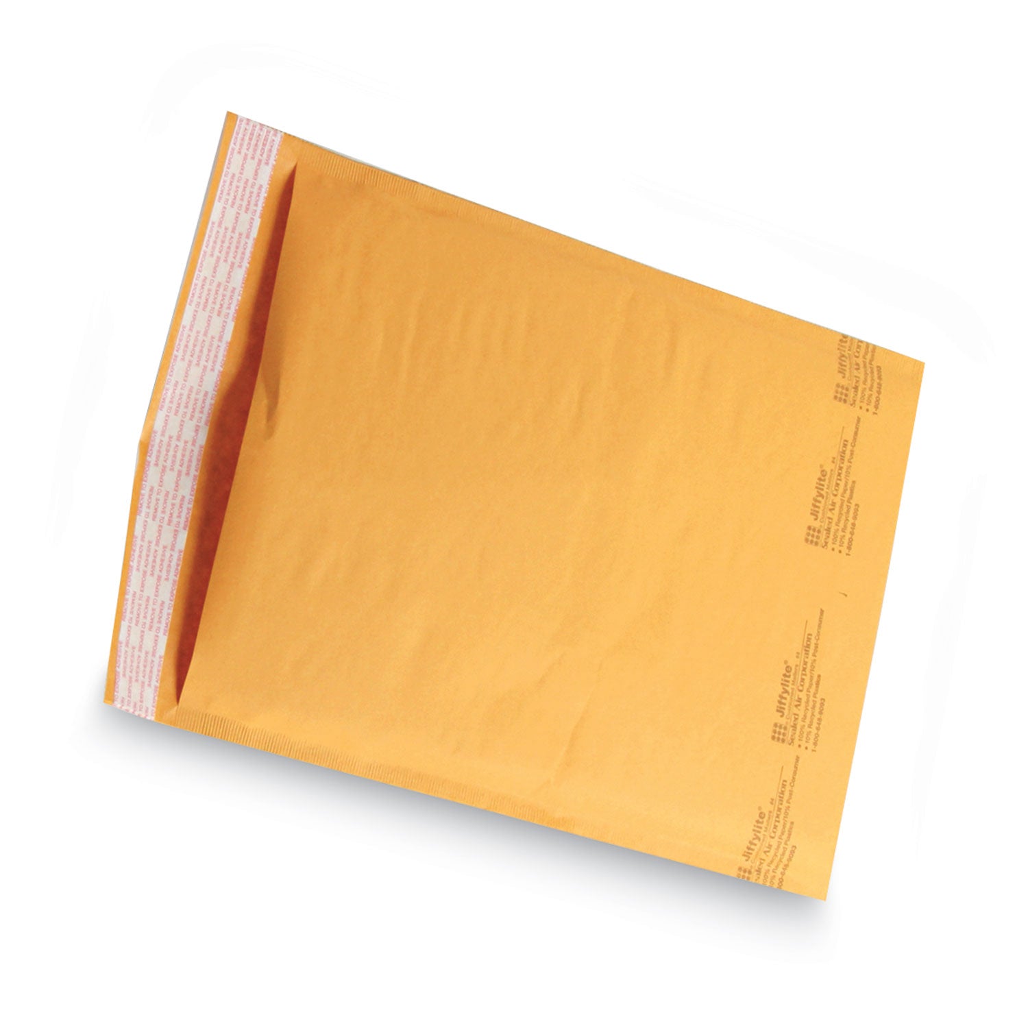 Sealed Air JiffyLite Cellular Cushioned Mailers - Bubble - #4 - 9 1/2" Width x 14 1/2" Length - Peel & Seal - Kraft - Kraft - 100 / Carton