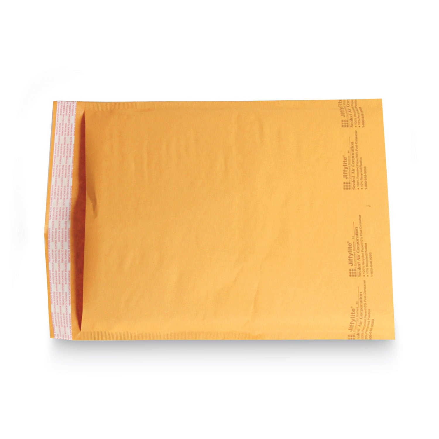 Sealed Air JiffyLite Cellular Cushioned Mailers - Bubble - #4 - 9 1/2" Width x 14 1/2" Length - Peel & Seal - Kraft - Kraft - 100 / Carton