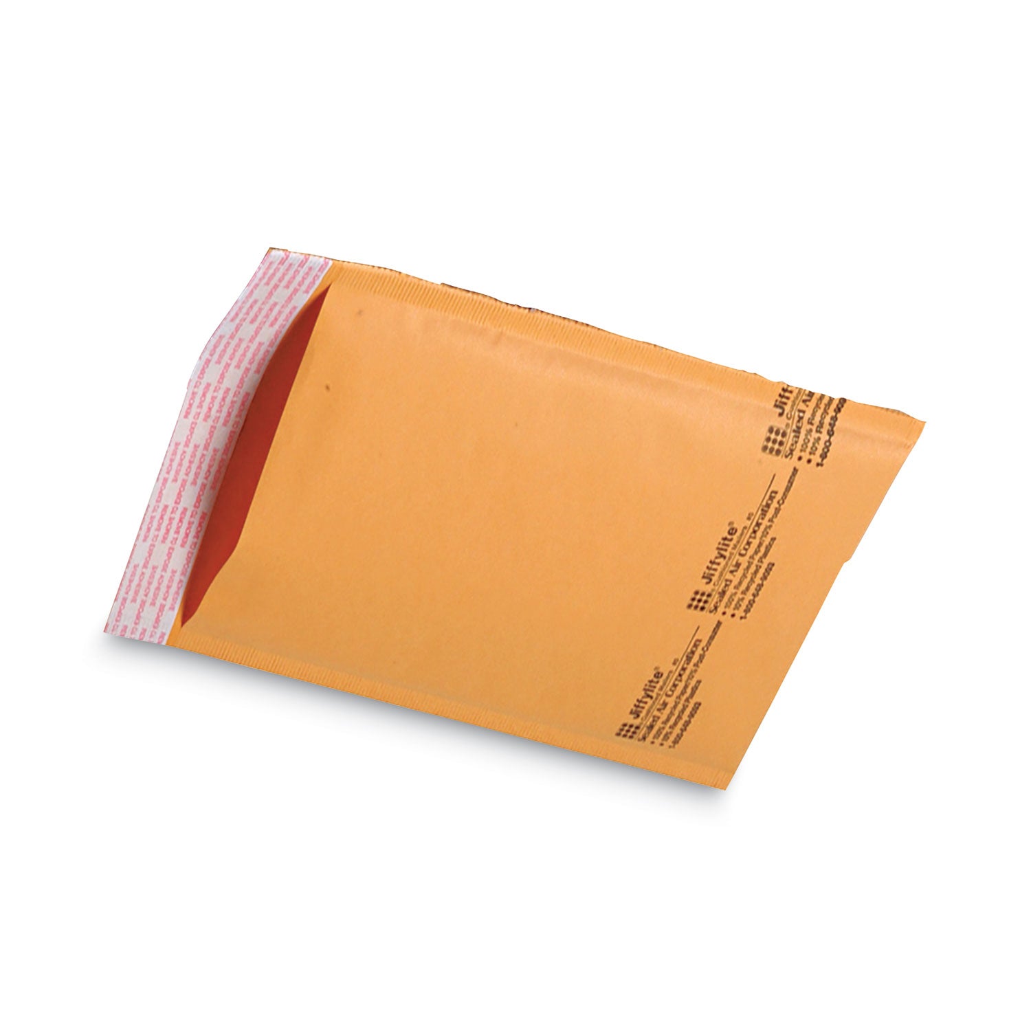 Jiffy Mailer Padded Self-seal Mailers, #4, 9.5" x 14.5", Natural Kraft Fiber, Self-sealing Closure, 100/Carton