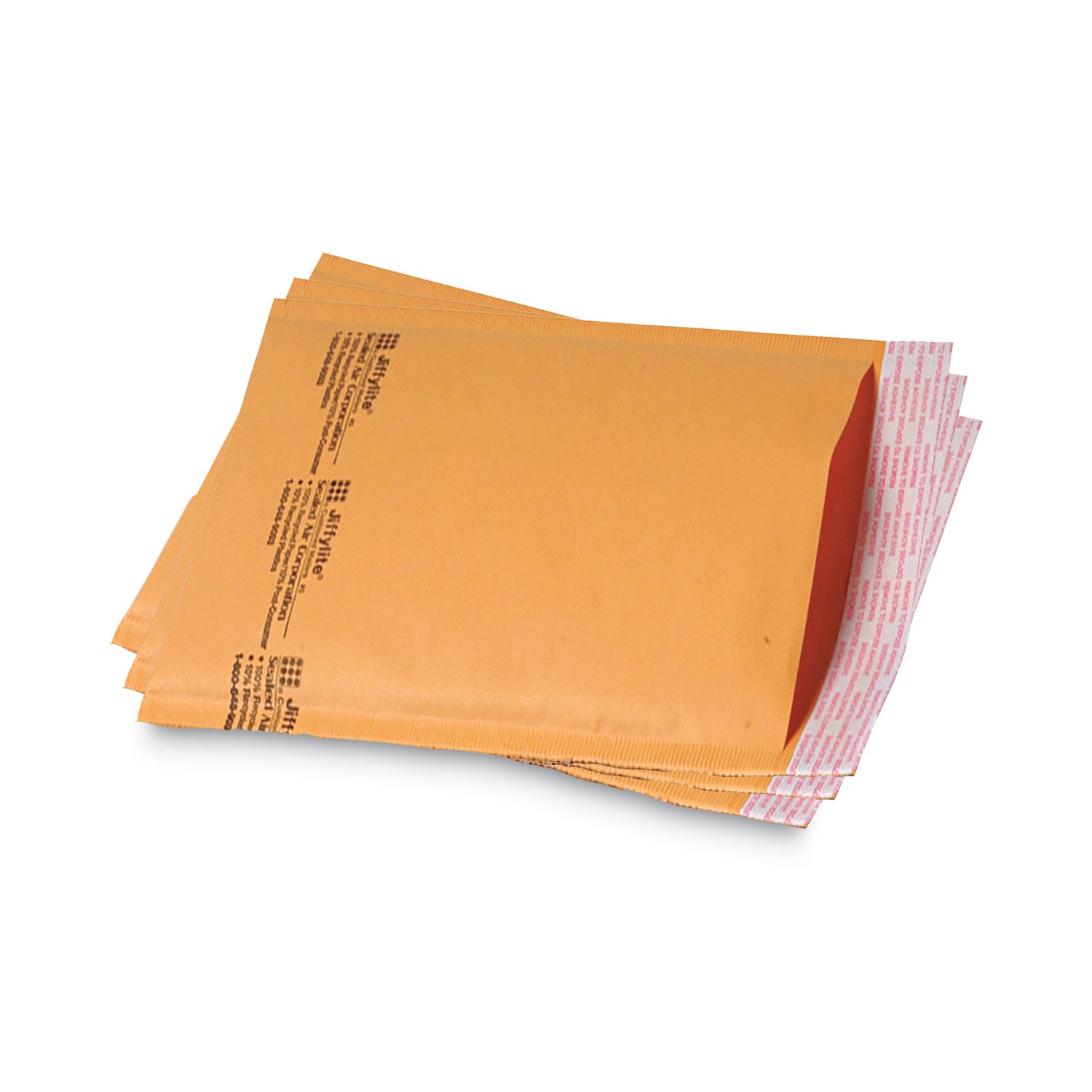 Jiffy Mailer Padded Self-seal Mailers, #4, 9.5" x 14.5", Natural Kraft Fiber, Self-sealing Closure, 100/Carton
