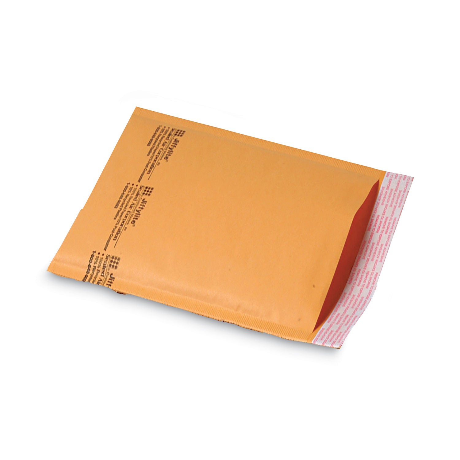 Jiffy Mailer Padded Self-seal Mailers, #4, 9.5" x 14.5", Natural Kraft Fiber, Self-sealing Closure, 100/Carton