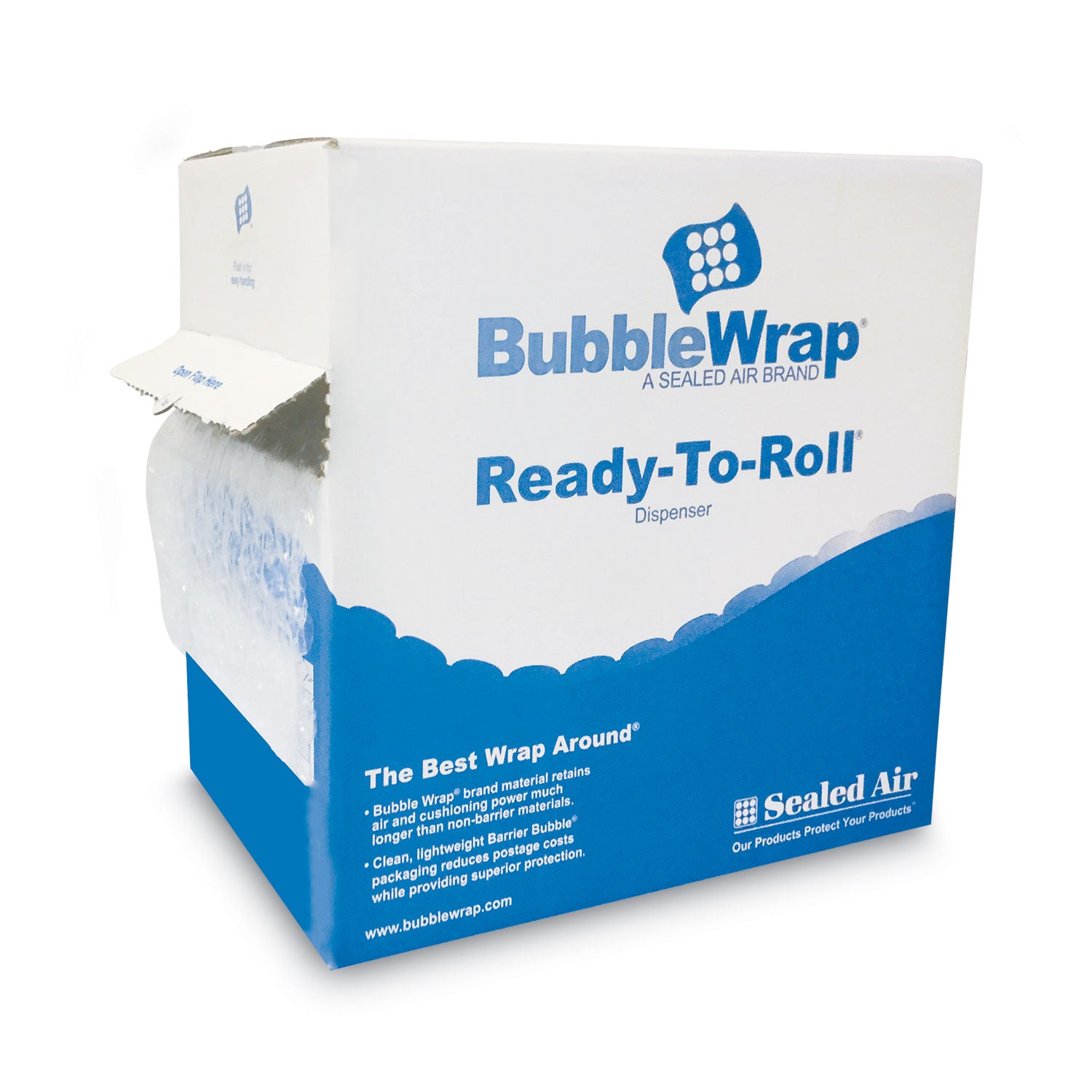 12" Width x 65 ft Length - Air Resistant, Easy Tear - Clear - 1 Carton