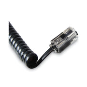 Softalk Phone Cord Detangler - 1 x RJ-11 Phone Male - 1 x RJ-11 Phone Female - Clear, Black - 1 Each