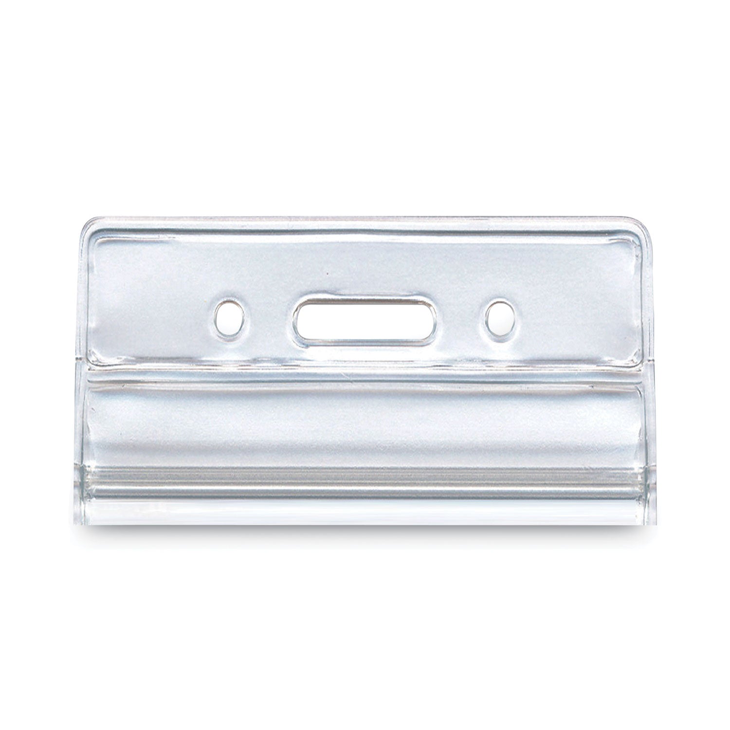 Re-sealable Badge Holders, Vertical, Frosted, Pack of 50