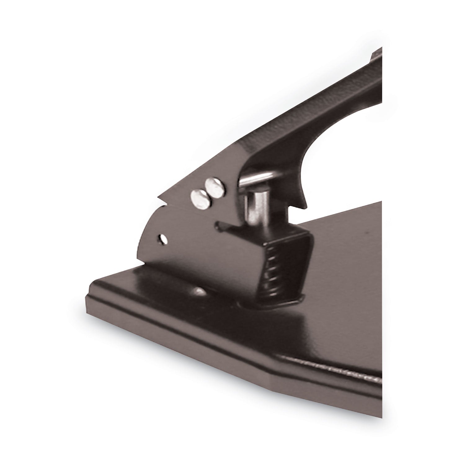 3 Punch Head(s) - 30 Sheet of 20lb Paper - 9/32" Punch Size - Round Shape - Steel - 10.5" Width x 6" Depth x 3" Height - Black