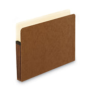 Pendaflex Letter Recycled Expanding File - 8 1/2" x 11" - 3 1/2" Expansion - Manila, Tyvek, Red Fiber - Tyvek Gusset - 30% Recycled - 25 / Box