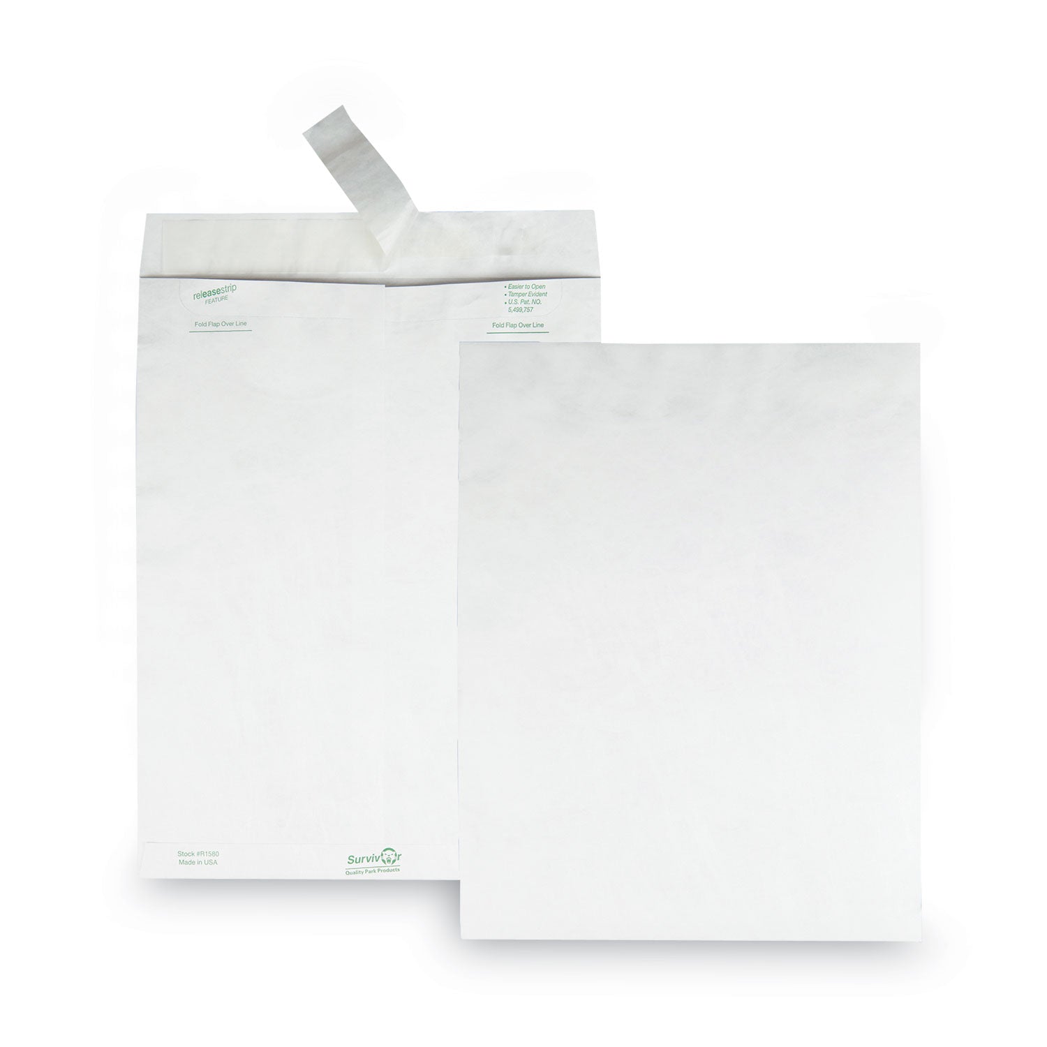Catalog - #13 1/2 - 10" Width x 13" Length - 14 lb - Peel & Seal - White - Tyvek - 50 / Box