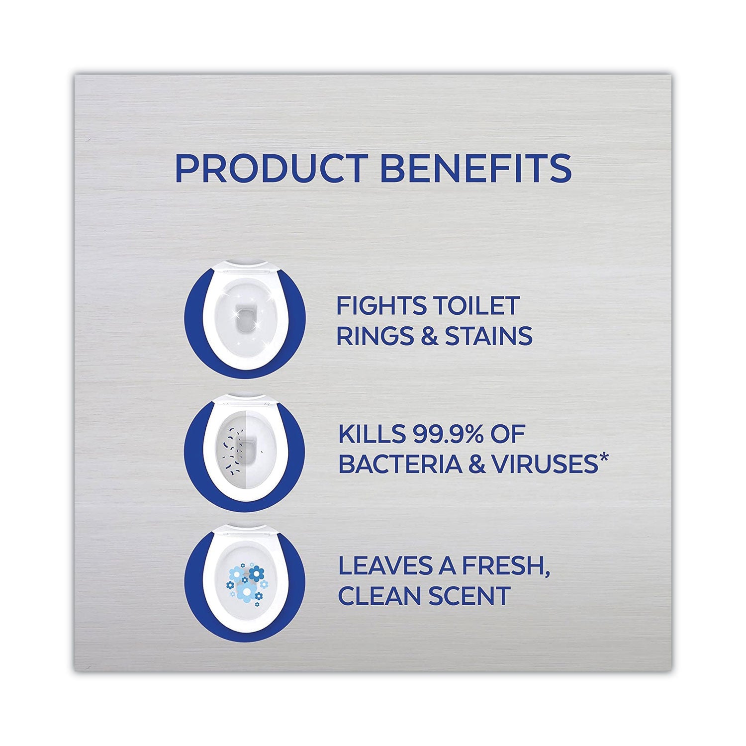 Lysol Bleach Toilet Bowl Cleaner - 24 fl oz (0.8 quart) - Disinfectant, Deodorize - Blue Bottle - 2 / Pack