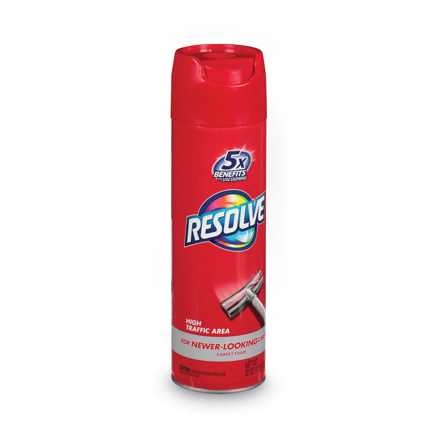 Resolve Carpet Foam - For Carpet - 22 oz (1.37 lb) - Recommended For: Stain Remover - Stain Resistant - Red, Blue - 1 Each