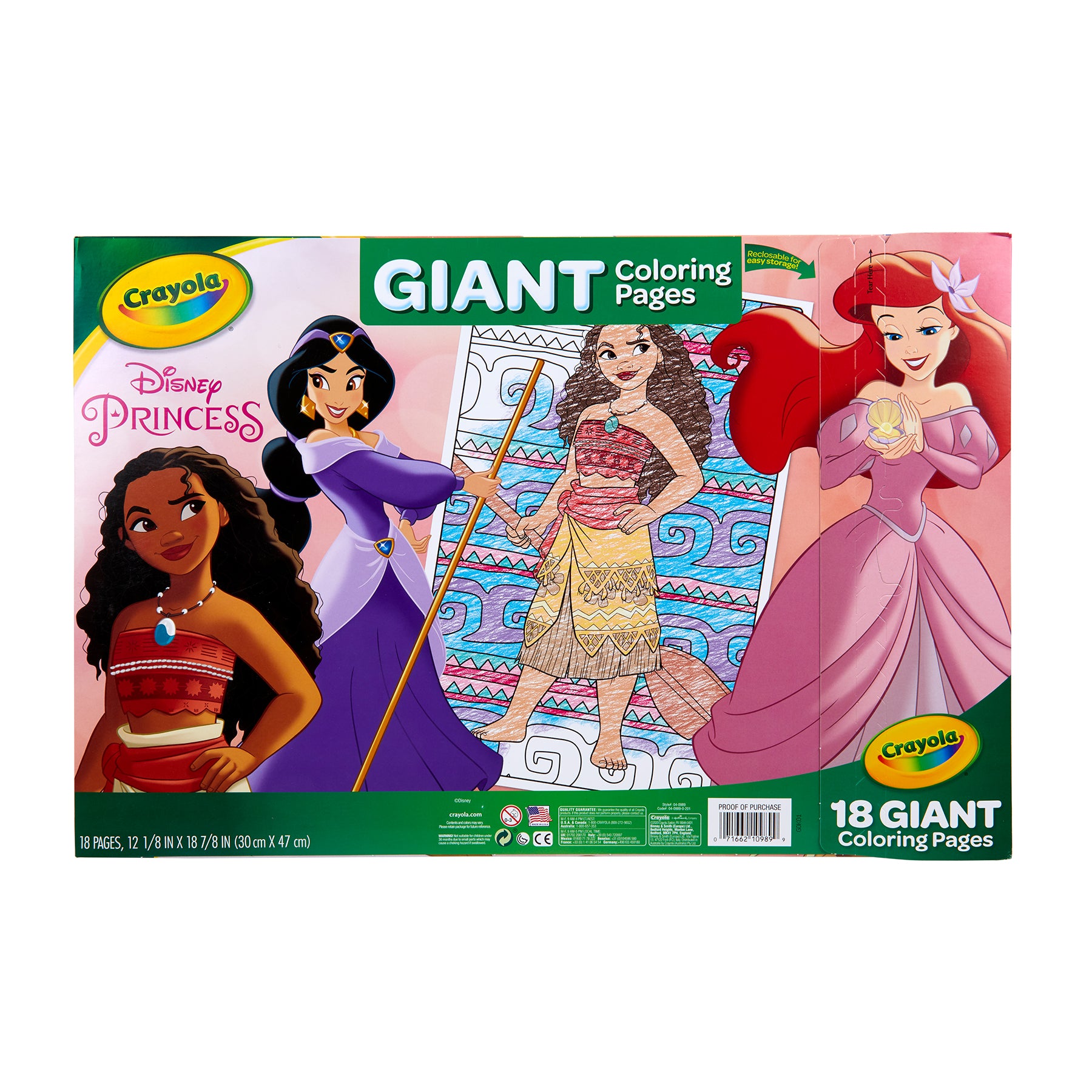 Giant Coloring Pages, 12" x 18", Princess