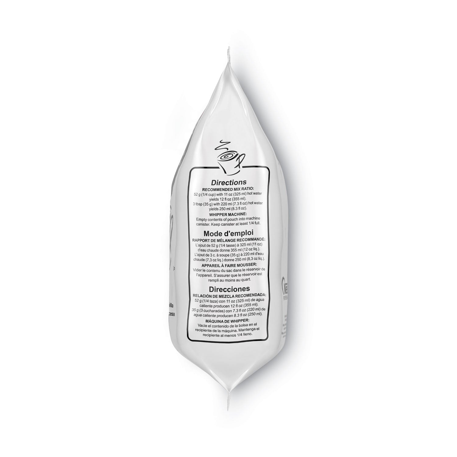 Frothy Coffee Beverage, French Vanilla, 2 Lb Bag, 6/Carton