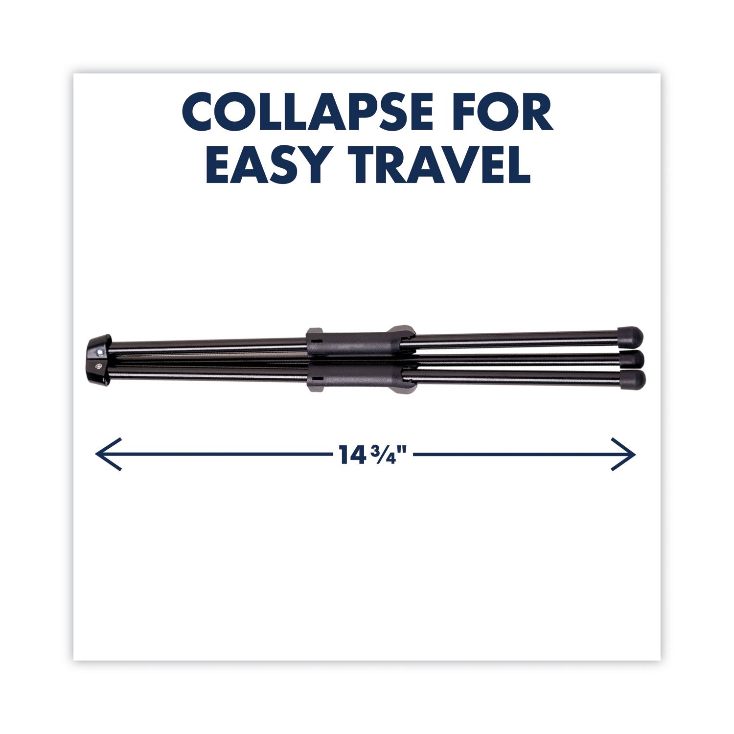 5 lb Load Capacity - 14" Height - Tabletop - Steel - Black