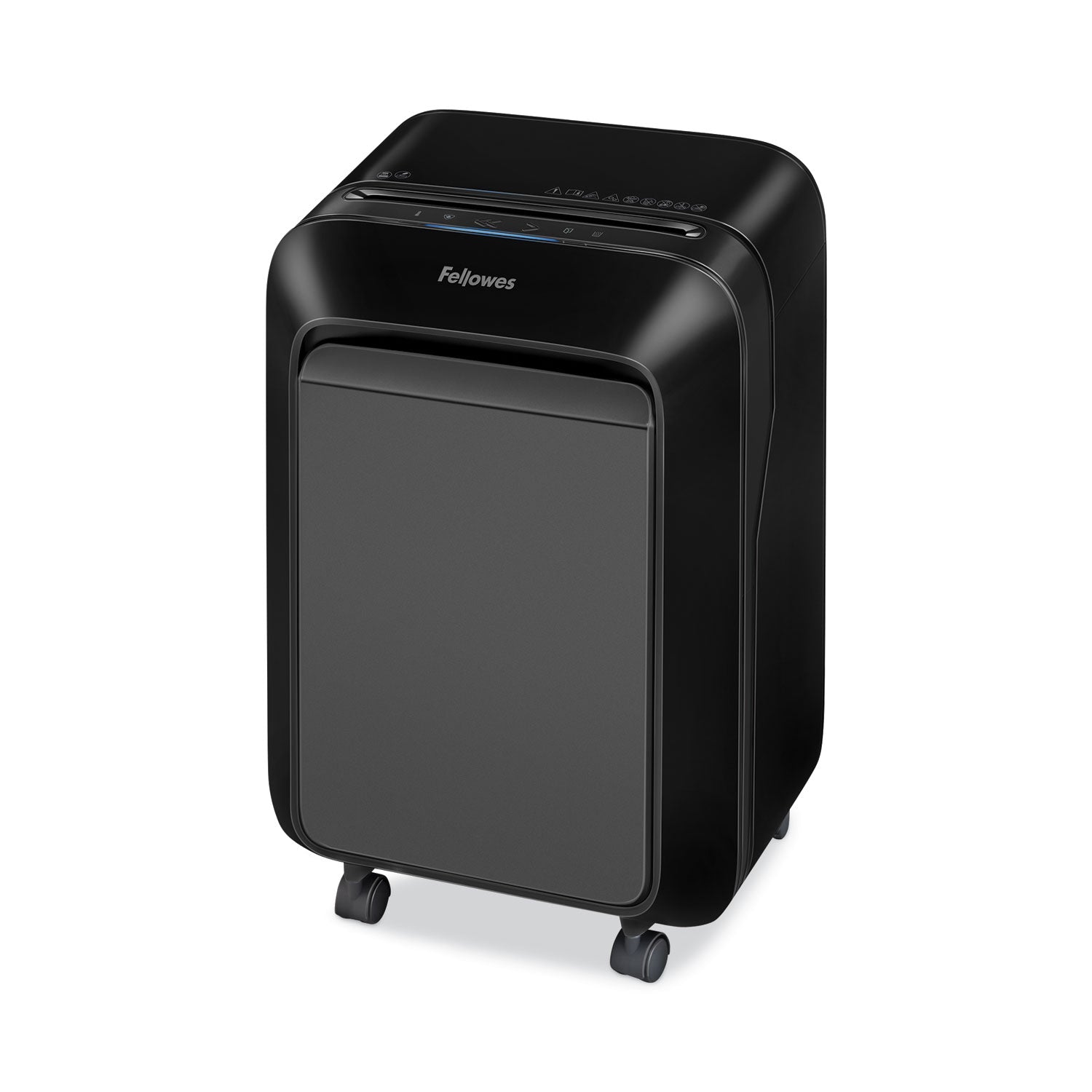Micro Cut - 16 Per Pass - for shredding Paper, Credit Card, Paper Clip, Staples, Junk Mail - 0.156" x 0.500" Shred Size - P-4 - 7 ft/min - 9" Throat - 20 Minute Run Time - 6 gal Wastebin Capacity - Black
