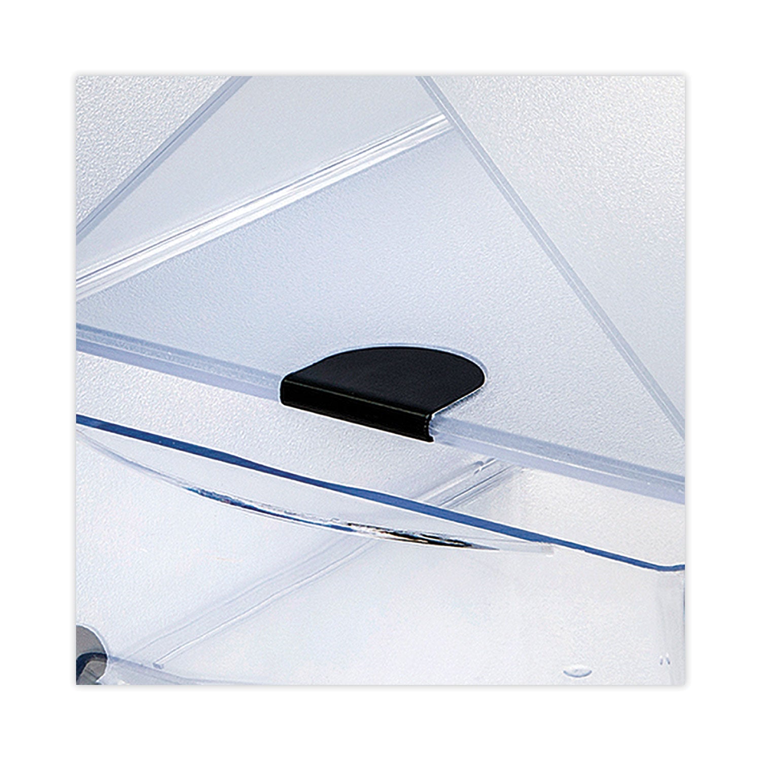 Deflecto Stackable Cube Organizer - 1 Compartment(s) - 6" Height x 12" Width x 6" Depth - Stackable, Sturdy, Removable Divider, Removable Drawer - Clear - Plastic - 1 Each