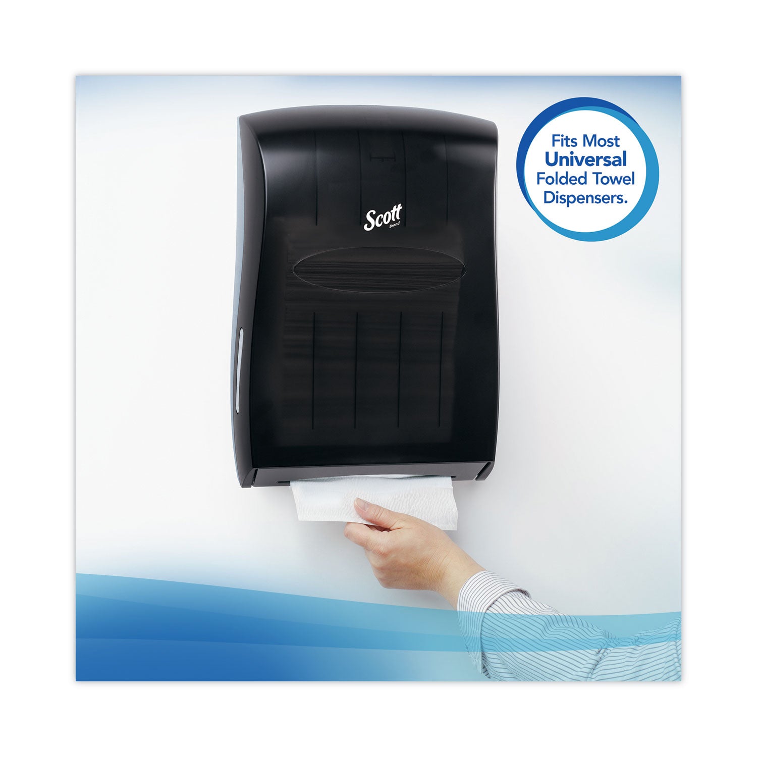 Single Fold - 9.30" Width x 10.50" Length - White - 250/Pack - 16 / Carton