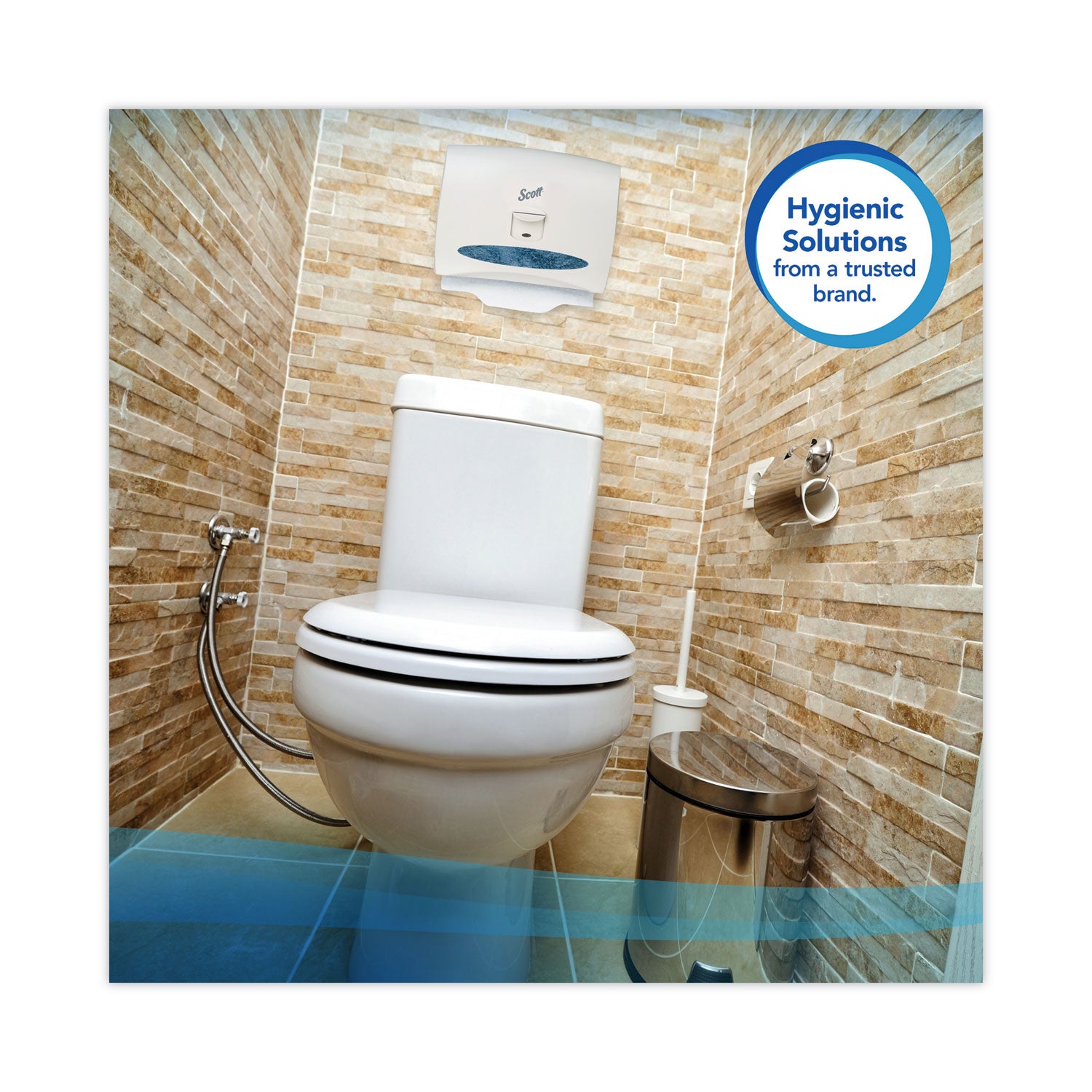 Scott Toilet Seat Covers - 15" Width x 17" Length - For Toilet - White - 125/Pack - 24 / Carton