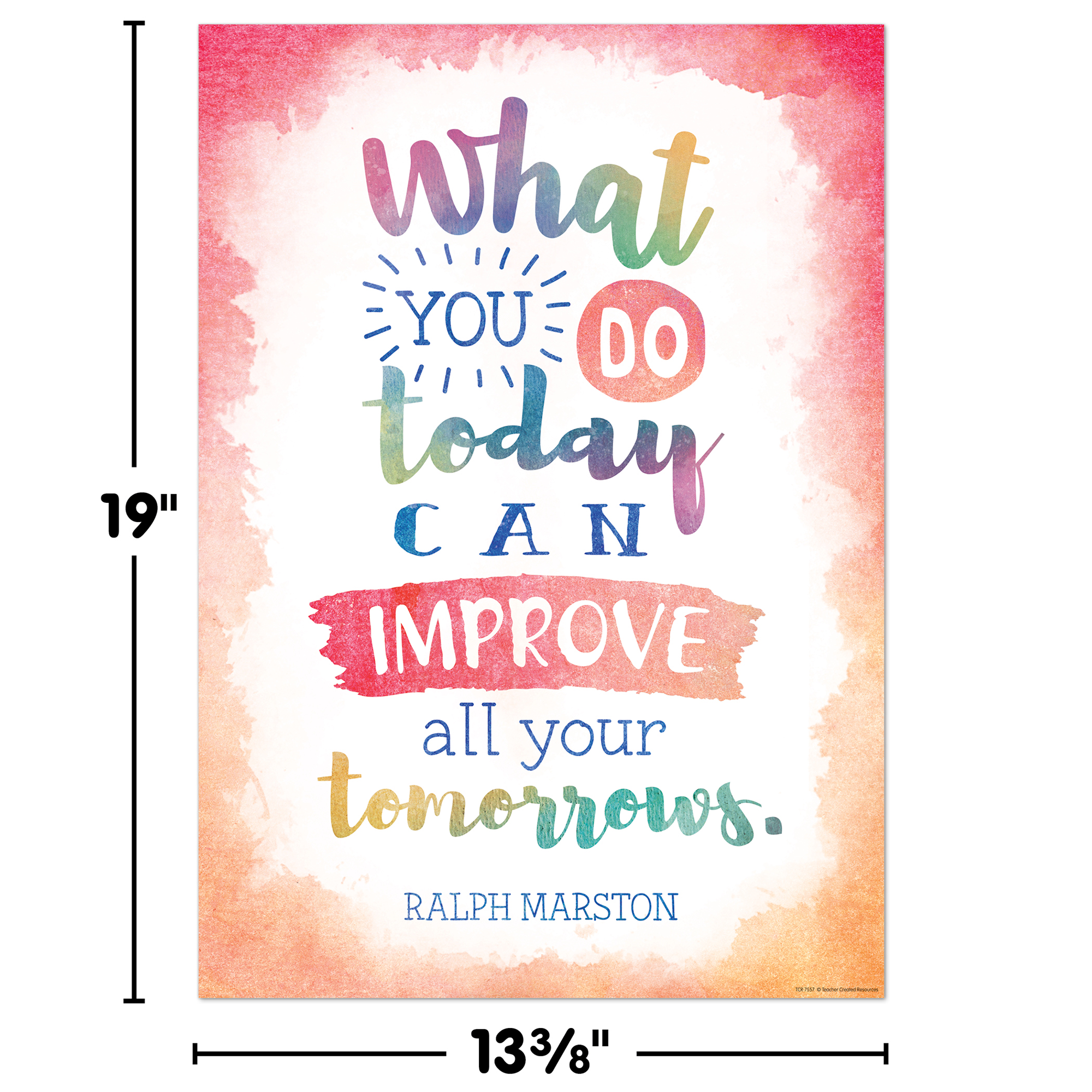 What You Do Today Can Improve All Your Tomorrows Positive Poster