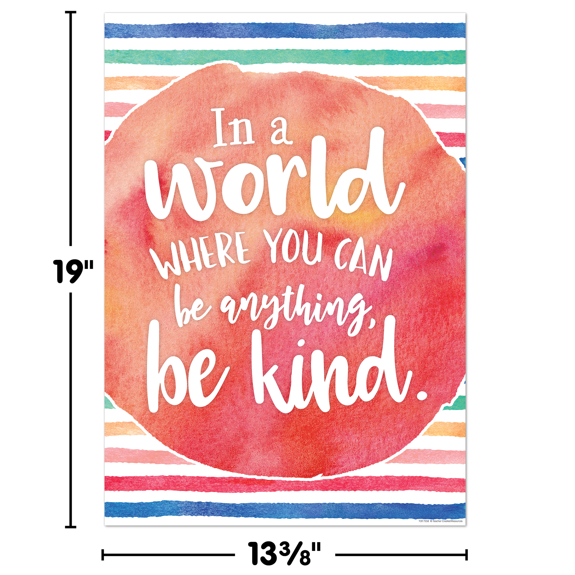 In a World Where You Can Be Anything, Be Kind Positive Poster