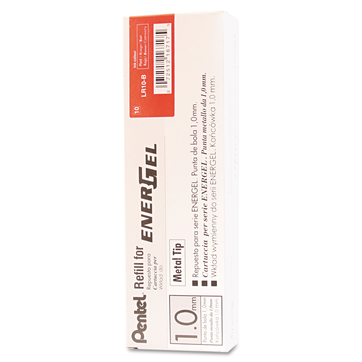 1 mm , Bold Point - Red Ink - 1 Each