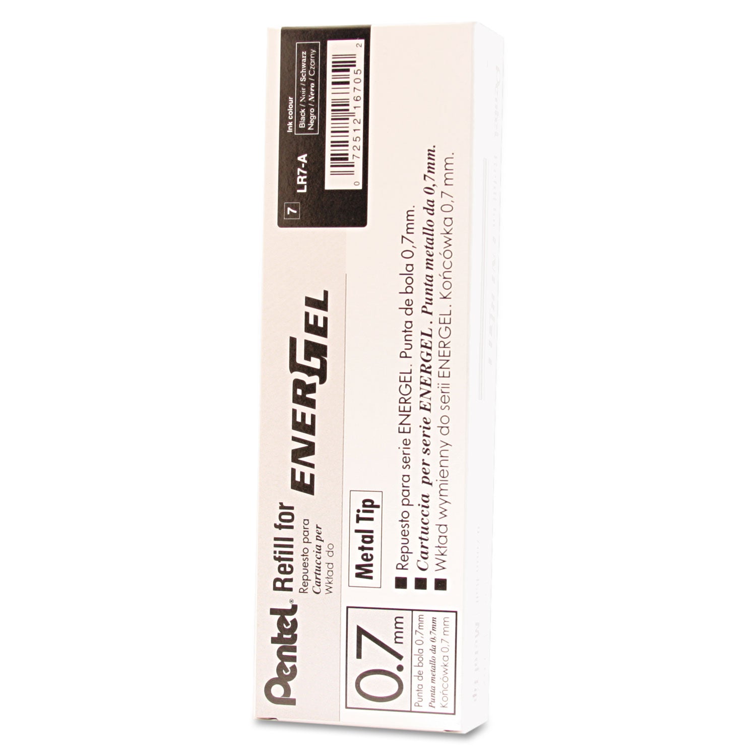 0.70 mm - Black Ink - Smudge Proof, Quick-drying Ink, Glob-free - 1 Each