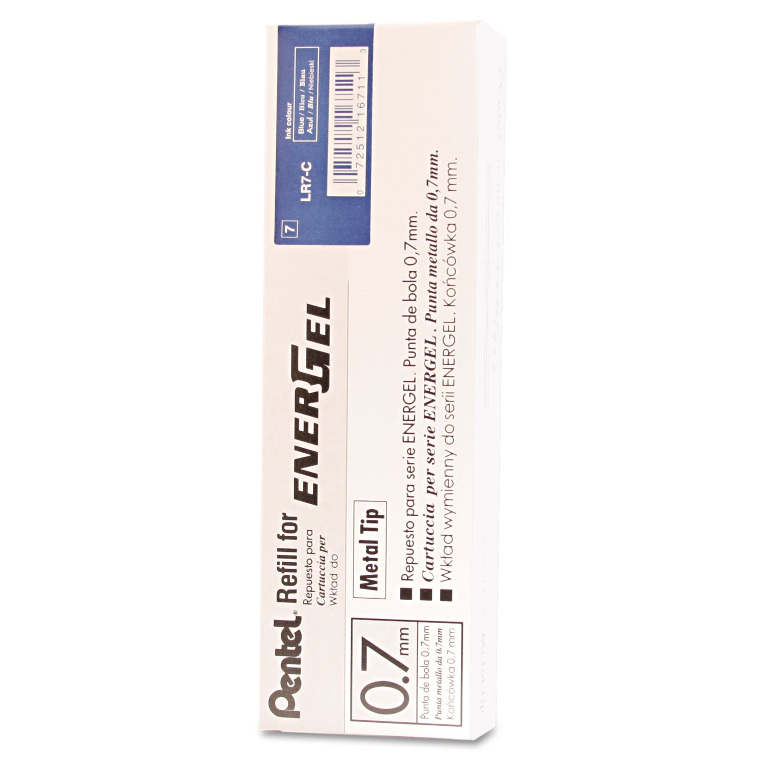 0.70 mm - Blue Ink - Smudge Proof, Quick-drying Ink, Glob-free - 1 Each
