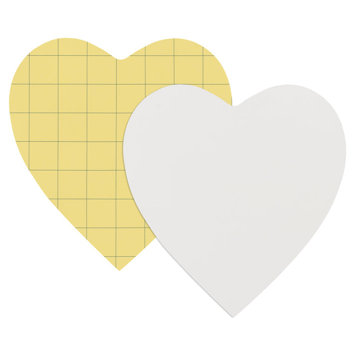Collage Sticky Shapes - 24ct., 6" Hearts