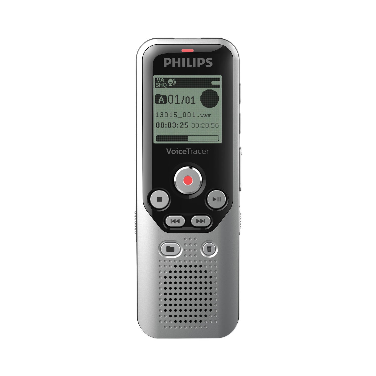 8 GB Flash Memory - microSD, SD Supported - WAV - High Quality, Standard Play, Long Play - 583 Hour Recording - USB - Headphone - Portable