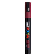 uni® POSCA PC-5M Water-Based Paint Markers, Reversible Medium Tip (1.8-2.5mm), Red Wine