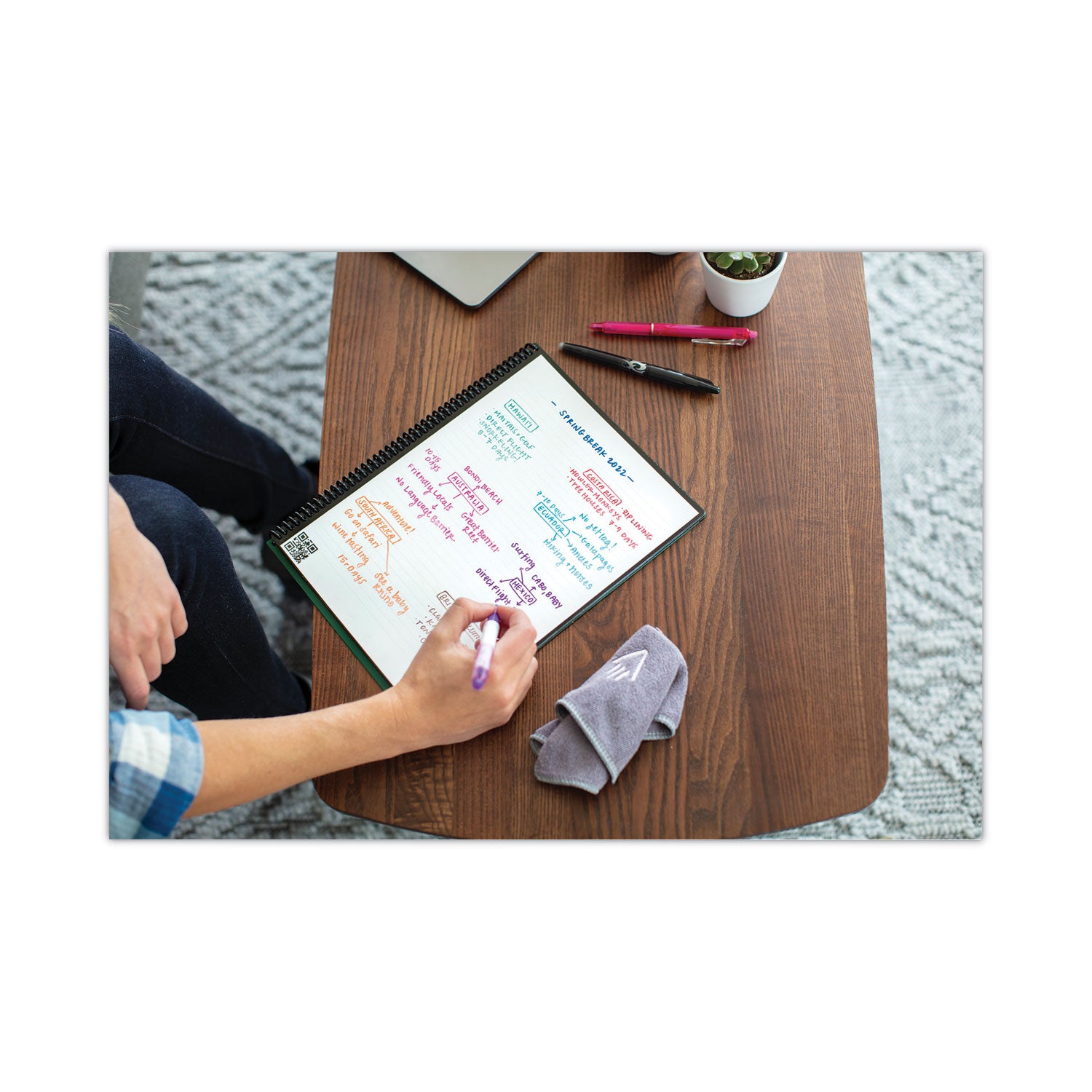 Core Smart Notebook, Medium/College Rule, Teal Cover, (16) 11 x 8.5 Sheets