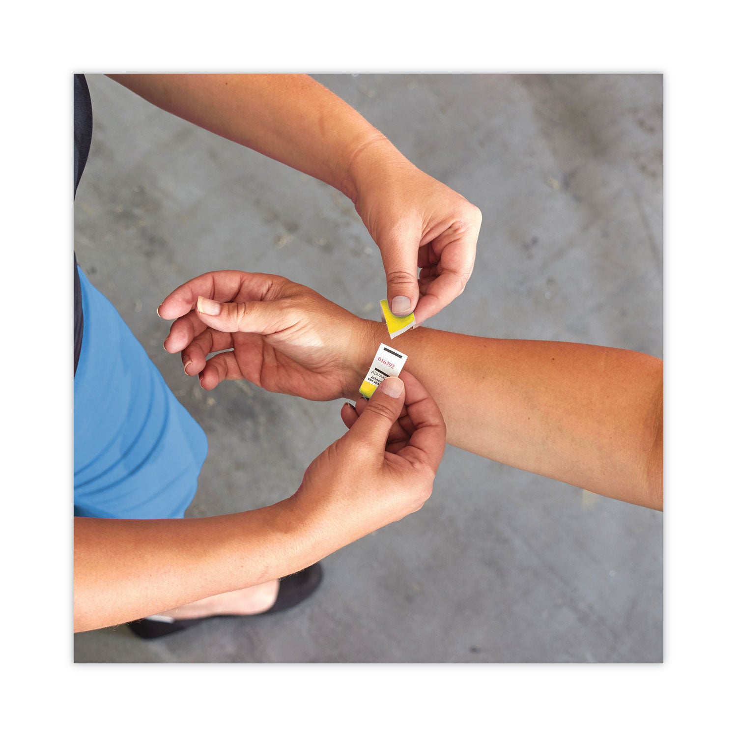 Tyvek® Wristbands Yellow, Pack of 500