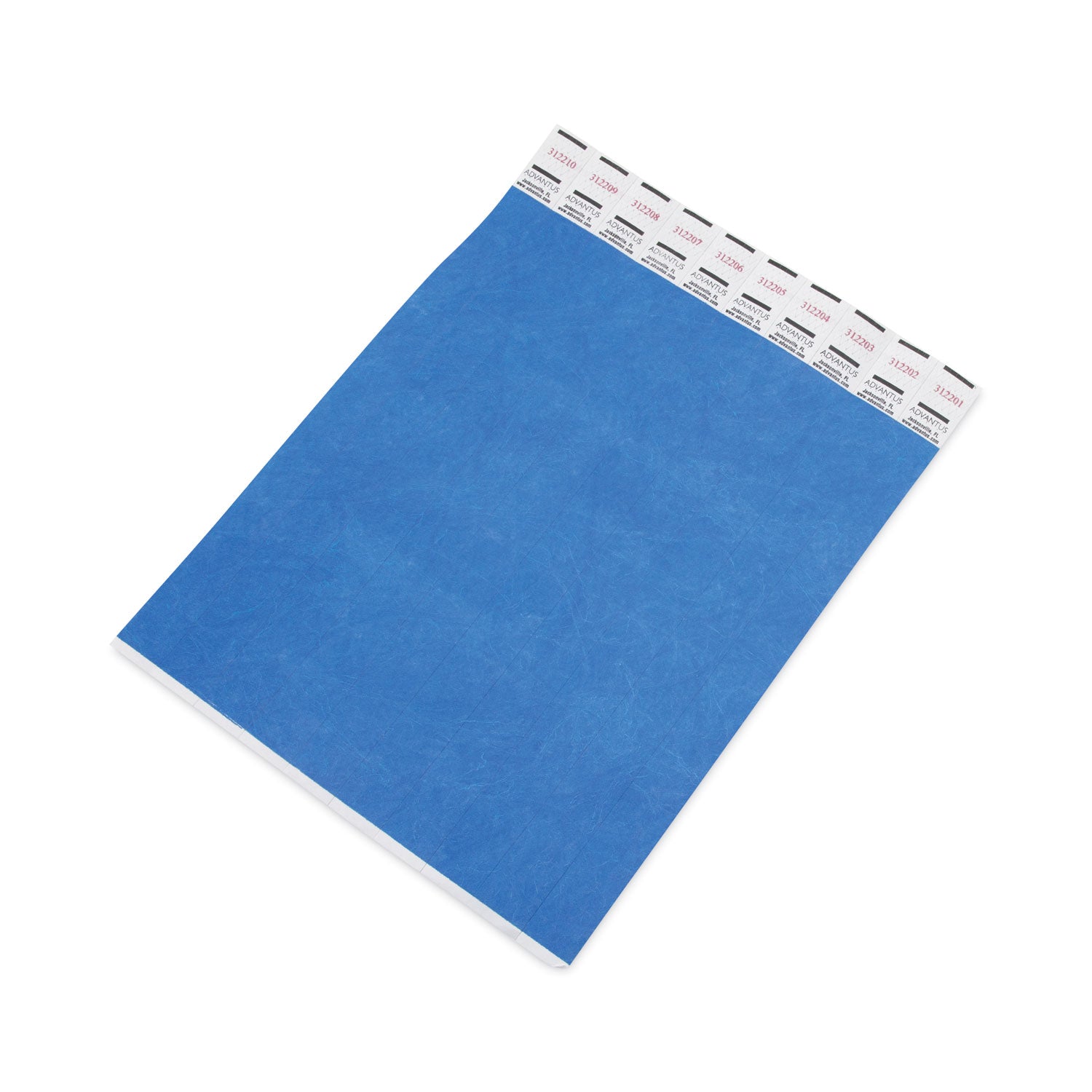 Tyvek® Wristbands Blue, Pack of 500