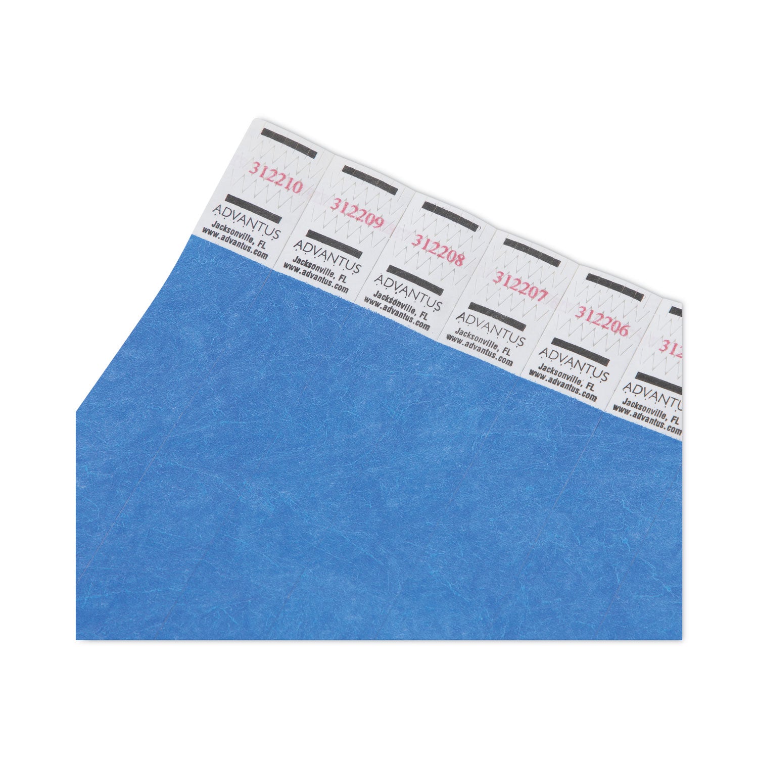 Tyvek® Wristbands Blue, Pack of 500