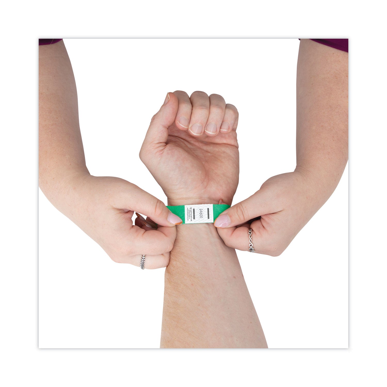 Tyvek® Wristbands Green, Pack of 500