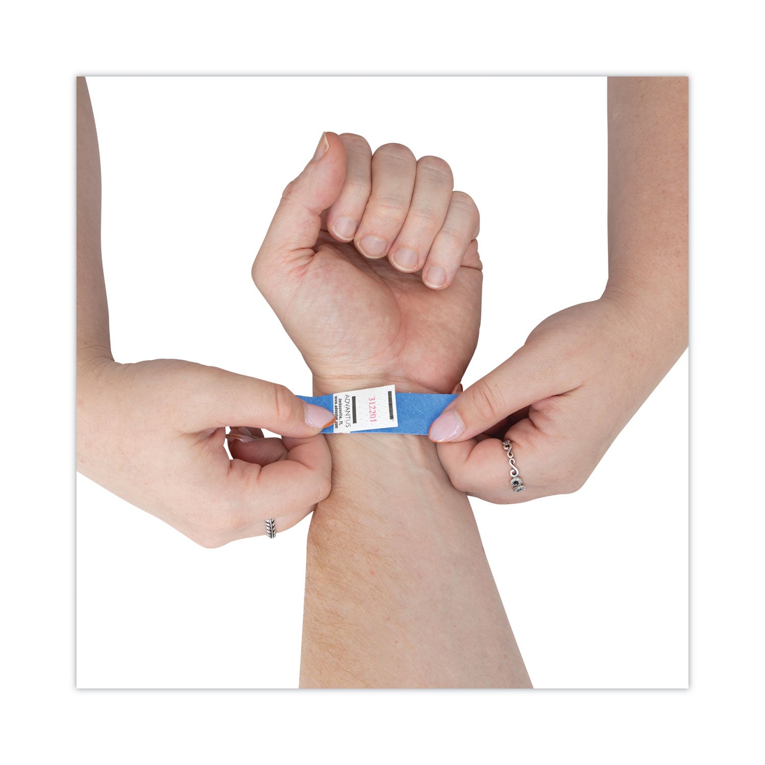 Tyvek® Wristbands Blue, Pack of 500