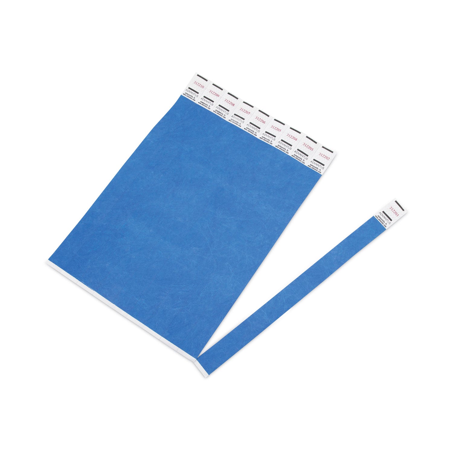 Tyvek® Wristbands Blue, Pack of 500