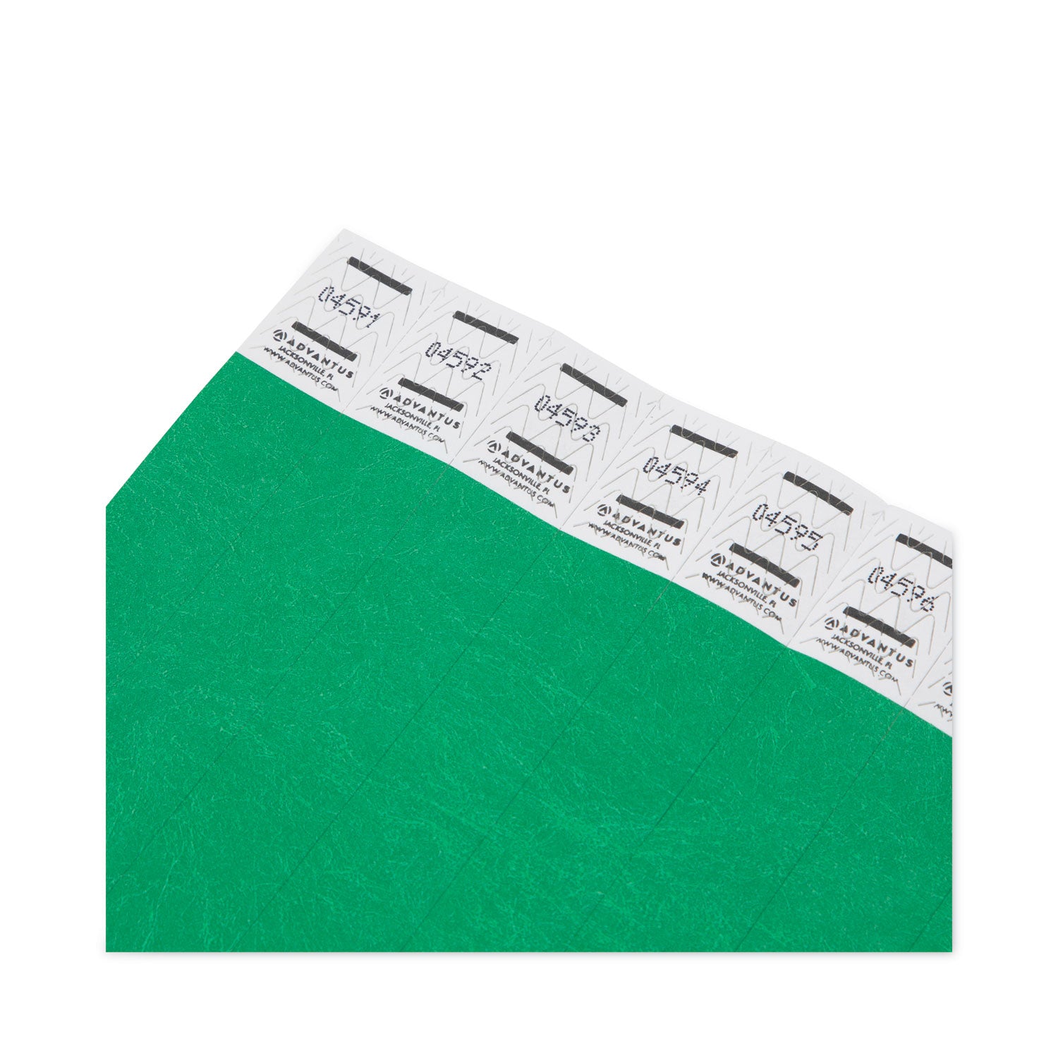 Tyvek® Wristbands Green, Pack of 500