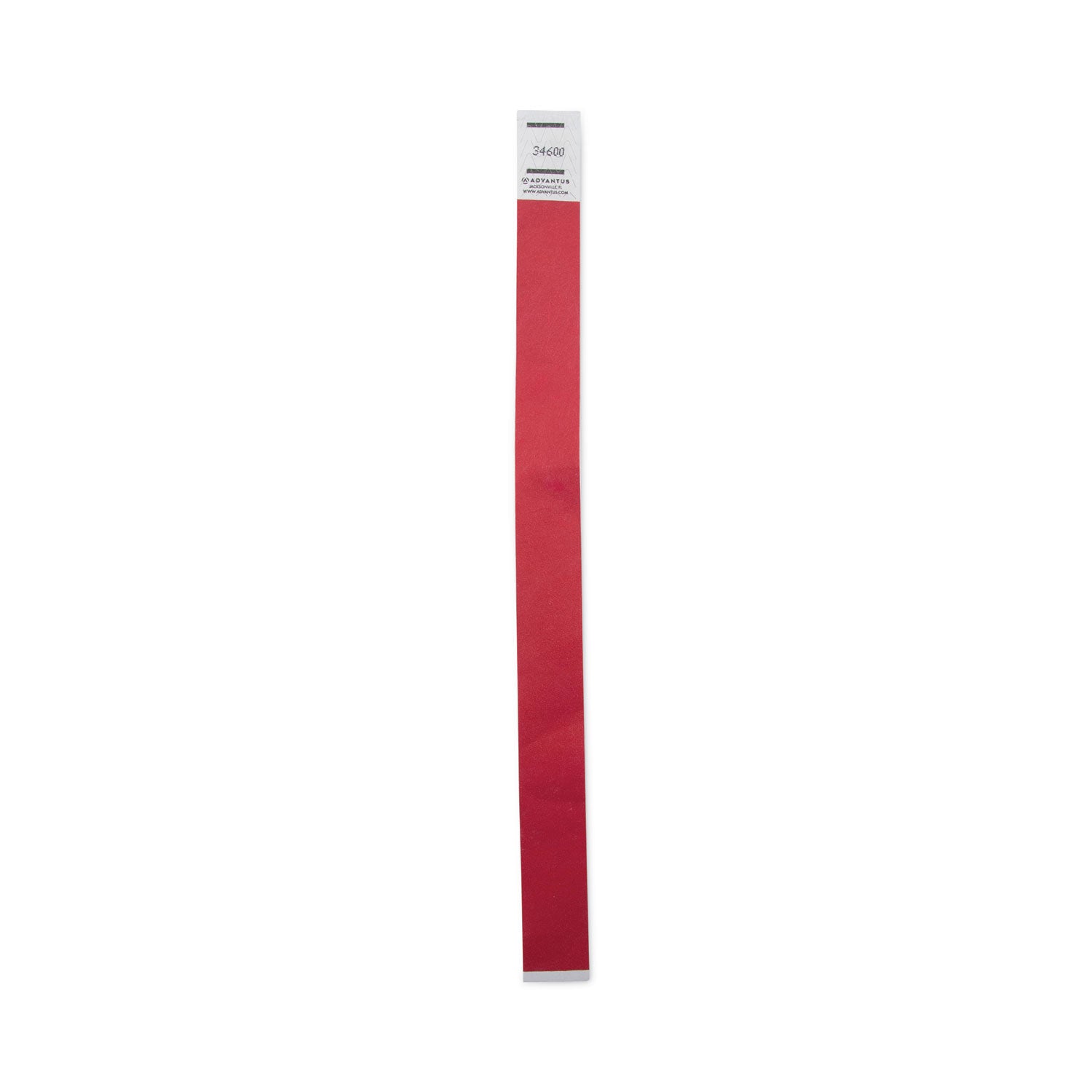 Tyvek® Wristbands, Red, Pack of 500